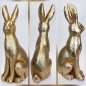 Preview: Großer Hase in Gold. Osterhase als Osterdeko - 5 Preview: Großer Hase in Gold. Osterhase als Osterdeko - 5