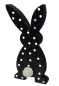 Preview: Osterdekoration - großer, schwarzer Hase aus Holz mit weißen Pünktchen - 2 Preview: Osterdekoration - großer, schwarzer Hase aus Holz mit weißen Pünktchen - 2