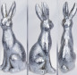 Preview: Großer Hase in Silber. Osterdeko, Tischdeko zu Ostern - 4 Preview: Großer Hase in Silber. Osterdeko, Tischdeko zu Ostern - 4