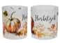 Preview: Pergament-Windlicht, Herbstzeit mit Kürbissen und Herbstblättern in Aquarell - 1 Preview: Pergament-Windlicht, Herbstzeit mit Kürbissen und Herbstblättern in Aquarell - 1