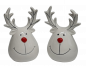 Preview: Lustiger Elchkopf aus Keramik mit roter Nase – Weihnachtsdeko - 2 Preview: Lustiger Elchkopf aus Keramik mit roter Nase – Weihnachtsdeko - 2