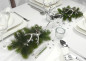 Preview: Tischdekoration - Hirschgeweih in der Farbe silber mit einer Schlaufe 4 Preview: Tischdekoration - Hirschgeweih in der Farbe silber mit einer Schlaufe 4