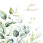 Preview: Servietten "Romantic Marriage", Serviette zur Hochzeit - 1