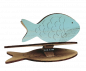 Preview: Fisch mit einer Klammer in zwei Farben, zur Kommunion oder Konfirmation - 2