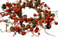 Preview: Kranz mit Beeren und Zapfen, 25 cm Preview: Kranz mit Beeren und Zapfen, 25 cm