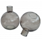 Preview: Kugelvase aus durchsichtigem, schwarzem Glas - 3 Preview: Kugelvase aus durchsichtigem, schwarzem Glas - 3
