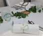 Preview: Lichthülle, Tischlicht mit einem Kranz aus Eukalyptus-Blättern und Fisch - 2