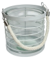 Preview: Maritimes Windlicht aus Metall mit Glaseinsatz, 16 cm - 3 Preview: Maritimes Windlicht aus Metall mit Glaseinsatz, 16 cm - 3
