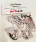 Preview: 40 Metallstreuherzen in Gold oder Silber - Streudeko