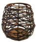 Preview: Metallwindlicht "Aglos" in Anthrazit - Windlicht - 1