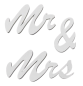 Preview: Streudeko Mr. & Mrs. - Dekoidee für den Hochzeitstisch - 2