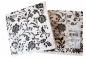 Preview: Servietten mit einem schwarzen Ornament, arabesque - 2