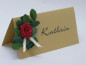Preview: Tischkarte mit einer Diorrose Preview: Tischkarte mit einer Diorrose