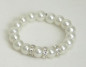 Preview: Perlenserviettenring mit Strass. Blickfang und Tischdekoration 2