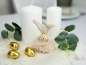 Preview: Ein Puschelhase, Fellhase mit Stoffohren - 3