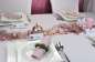 Preview: Tischband, Schleifenband "Wien" in Rosa/Silber -  B 2