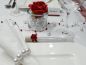 Preview: Serviettenringe - großer Perlenserviettenring. Hochzeitsdeko bei Tischdeko-online 6