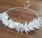 Preview: Blumenring mit echtem, gebleichtem Ruscus - 5 Preview: Blumenring mit echtem, gebleichtem Ruscus - 5