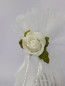 Preview: Gastgeschenk Organzasäckchen mit einer Rose 3 Preview: Gastgeschenk Organzasäckchen mit einer Rose 3