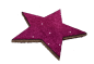Preview: Samtsterne mit Glitzerpunkten "Velvet" in der Farbe Bordeaux - 2