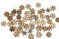 Preview: Weihnachts-Streudeko - 50 Schneeflocken aus Holz - 1 Preview: Weihnachts-Streudeko - 50 Schneeflocken aus Holz - 1