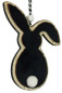 Preview: Osterdekoration - kleiner Hase aus Holz und Plüsch zum Hängen - 1 Preview: Osterdekoration - kleiner Hase aus Holz und Plüsch zum Hängen - 1