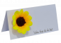 Preview: Tischkarten mit einer kleinen Sonnenblume und dem Spruch "schön, dass du da bist" - 1 Preview: Tischkarten mit einer kleinen Sonnenblume und dem Spruch "schön, dass du da bist" - 1