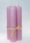 Preview: Stabkerze 200/40 mm in Rosa. Kerzendeko - 5