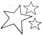 Preview: Offener Stern aus Kunststoff in der Farbe Schwarz - 1 Preview: Offener Stern aus Kunststoff in der Farbe Schwarz - 1
