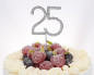 Preview: Stecker silberfarbene 25 mit Strass - 1