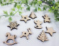 Preview: Streudeko aus Holz für den Weihnachtstisch, Weihnachtsdeko - 1 Preview: Streudeko aus Holz für den Weihnachtstisch, Weihnachtsdeko - 1