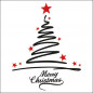 Preview: Weihnachtsservietten "One Line Tree" - 1