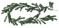 Preview: Künstliche Tannengirlande 181 cm am Treppengeländer als Weihnachtsdeko Preview: Künstliche Tannengirlande 181 cm am Treppengeländer als Weihnachtsdeko