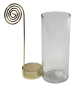 Preview: Teelichteinsatz 1-armig, 14 cm hoch – perfekt für hohe Glaszylinder - 2 Preview: Teelichteinsatz 1-armig, 14 cm hoch – perfekt für hohe Glaszylinder - 2