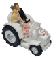 Preview: Silberhochzeitspärchen auf dem Traktor Preview: Silberhochzeitspärchen auf dem Traktor