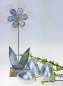 Preview: Osterdekoration - 15 siberfarbene Eier bei Tischdeko-online - 4