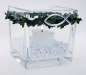 Preview: Glaswindlicht eckig mit Buchs und einem Fisch - 5