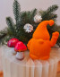 Preview: Winkender Weihnachtsmann Wichtel Orange, beflockte Dekofigur Preview: Winkender Weihnachtsmann Wichtel Orange, beflockte Dekofigur
