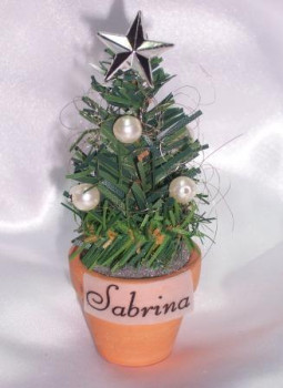 Weihnachtsplatzhalter Tannenbäumchen