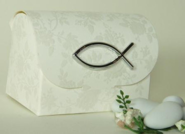 Gastgeschenk Fisch zur Kommunion, Konfirmation. Tischdeko-online 3