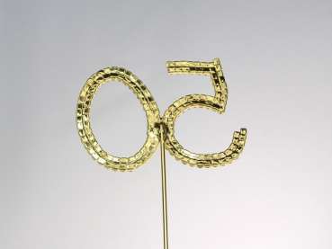 Godene 50 Aufsteller zur Goldhochzeit, liegend
