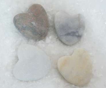 Gastgeschenk Marmor-Herzen 3