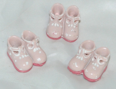 Taufdekoration, Streudeko Babyschuhe. Taufe bei Tischdeko-online 4
