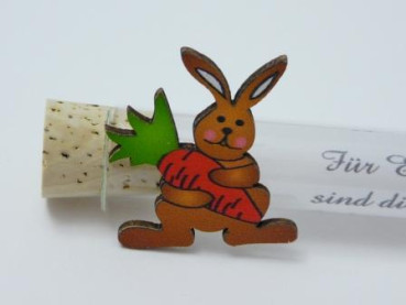Kinder-Gastgeschenk "Hase mit Möhrchen"