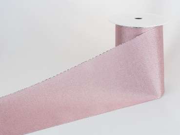 Tischband, Schleifenband "Wien" in Rosa/Silber -  B 3