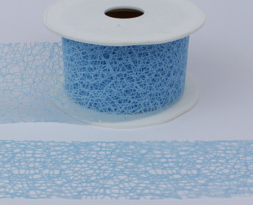 Tischband - 1 m Band Crispy, blau