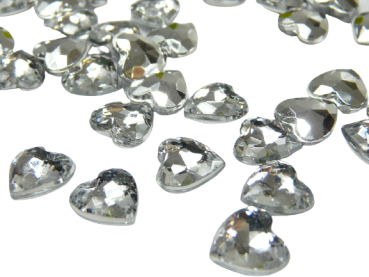 Streudeko - kleine Herzen in Diamantoptik 1