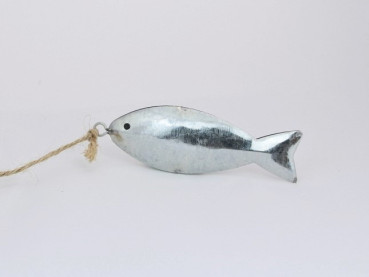 Fischhänger aus Zinkblech