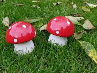 Fliegenpilz, Pilze für die Herbstdeko oder Weihnachtsdeko - 2