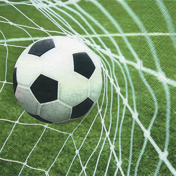 Servietten Goal, Tor -  für schöne Fussballabende zur WM 2018
